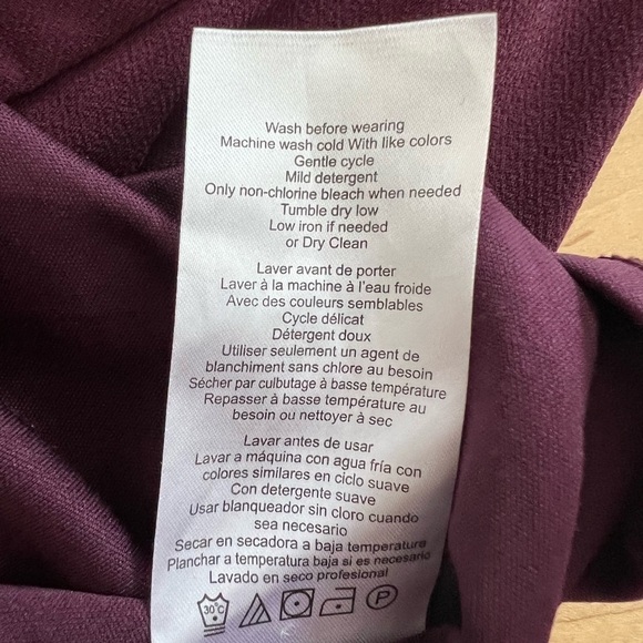 Motherhood Maternity Ruffled line detail long sleeve midi dress size large - Picture 11 of 12